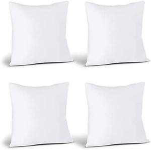 lot 2297 image: Utopia Bedding Throw Pillows Insert (Pack of 4, White) - 18 x 18 Inches Bed and Couch Pillows - Indoor Decorative Pillows