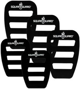 lot 2317 image: SquareGuard Pocket Square Holder (Variety 5-Pack) For Men, Best Pocket Square Organizer