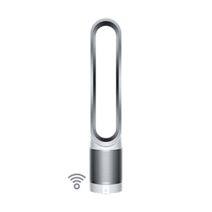 lot 2325 image: Dyson TP02 Pure Cool Link WiFi Connected Tower Air Purifier Fan  WhiteSilver  Refurbished
