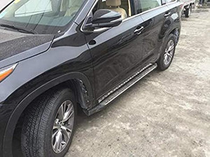 lot 5493 image: Side Steps fit for Toyota Highlander 2014 2015 2016 2017 2018 2019 Running Board Nerf Bars Accessories