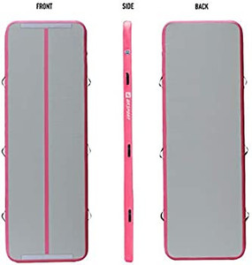 lot 5545 image: AKSPORT Gymnastics Air Mat Tumble Track Tumbling Mat Inflatable Floor Mats With Electric Air Pump