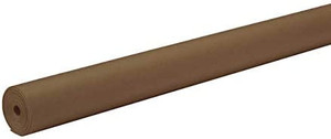 lot 5574 image: Rainbow Duo-Finish Kraft Paper Roll, 40 lb, 48 Inches x 100 Feet, Brown