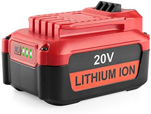 lot 5622 image: Lithium Battery for Craftsman V20 Lithium Ion Battery CMCB202 CMCB202-2 CMCB204 CMCB204-2 Craftsman V18 Battery