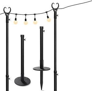 lot 7436 image: String Light Poles Varies Slightly