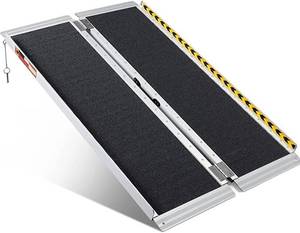 lot 7437 image: ORFORD Non-Skid Wheelchair Ramp 4FT