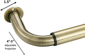 lot 7444 image: Mayrhyme Room Darkening Curtain Rod
