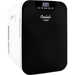 lot 7466 image: Cooluli - Concord 0.7 Cu. Ft. Mini Fridge - Black