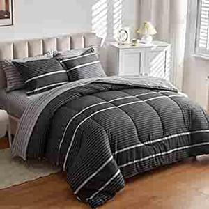 lot 7479 image: FlySheep Boho Bed in a Bag 7 Pieces King Size