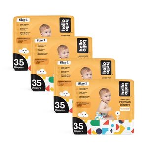 lot 7483 image: Hello Bello Baby Diapers - Size 1 - Building Blocks -35 Count 1 PACK