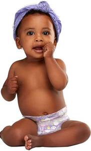 lot 7491 image: The Honest Company Clean Conscious Overnight Diapers  Plant-Based, Sustainable  Starry Night  Size 5 (27 lbs), 20 Count