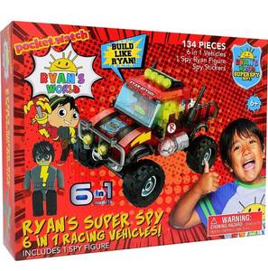 lot 7494 image: Ryans World Super Spy 6 in 1 Buildable Brick Vehicle