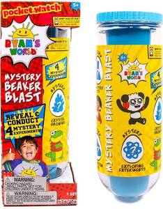 lot 7498 image: RYANS WORLD Beaker Blast, 4 Mystery Experiments - Water Beads, SLIMYGLOOP, Digs, Crystal Growing by Horizon Group USA