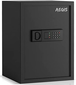 lot 7553 image: AEGIS Security 1.82 Cubic Feet Cabinet Safe Box