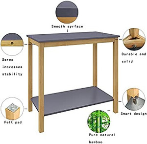 lot 7567 image: BAMEOS Bamboo Side Table