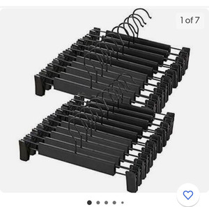 lot 7568 image: NORTHERN BROTHERS Pants Hangers 50 Pack