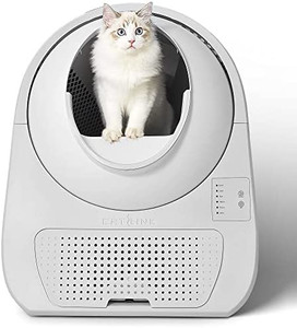 lot 5651 image: CATLINK Self Cleaning Cat Litter Box, Automatic Cat Litter Box, Double Odor Removal, Cat Robot Litter Box for Cats from 3.3 pounds to 22 pounds (Young Version