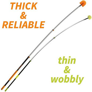 lot 5680 image: Duster Kit with 7-24 ft Extension Pole  High Ceiling Dusting and Window Cleaning Kit with Telescopic Pole 