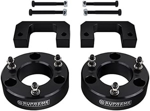 lot 5688 image: Supreme Suspensions - 3.5 Front  3 Rear Full Suspension Lift Kit for 2007-2019 Chevrolet Silverado & GMC Sierra 1500 2WD 4WD (Black) -