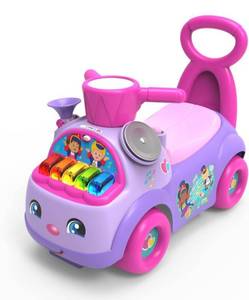lot 10667 image: Little People Music Parade Ride-On, Purple