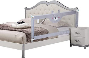 lot 10706 image: Bed Rail for Toddlers Bed Rail for Infant Guard Safety Rail for King Queen & Twin Full Size Bed Sleep Rails Extra Tall Rail Bed bumber Bed Fence 70.8� 1 Side