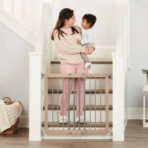 lot 10719 image: Regalo Wood Decor Top of Stair Gate