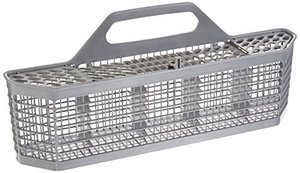 lot 20301 image: GE WD28X10128 Genuine OEM Silverware Basket (Grey) for GE Dishwashers
