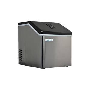 lot 20303 image: NewAir 40-lb Clear Ice Maker - Stainless Steel - Stainless steel
