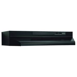 lot 20325 image: Broan - 30 Convertible Range Hood - Black