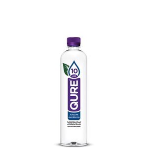 lot 30597 image: Qure Alkaline Water, 16.9 Fl. Ounce (Pack of 24)