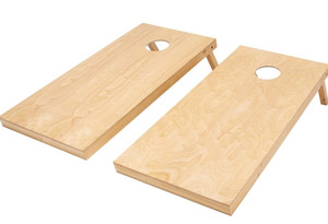 lot 30618 image: GoSports 4x2 Regulation Size Wooden Cornhole Boards Set