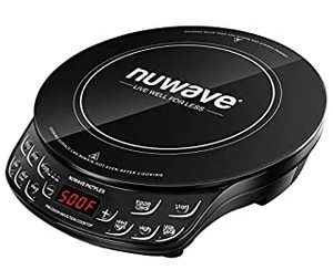 lot 30620 image: NUWAVE Flex Precision Induction Cooktop, Portable, Large 6.5� Heating Coil, Temperature from 100F to 500F, 3 Wattage Settings 600, 900, and 1300w (B08YJ6ZPFJ)