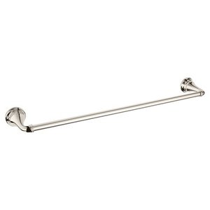lot 11611 image: American Standard Delancey Wall Mount 24 Towel Bar Polished Nickel