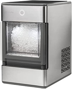lot 11635 image: $$$ GE Profile Opal  Countertop Nugget Ice Maker  Portable Ice Machine Makes up to 24 lbs. of Ice Per Day  Stainless Steel Finish