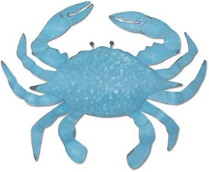 lot 21644 image: Antique Metal Crab - Aqua