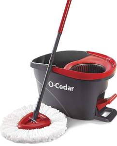 lot 31759 image: O-Cedar EasyWring Microfiber Spin Mop and Bucket Cleaning System