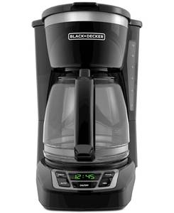 lot 31770 image: BlackDecker - 12-Cup Programmable Coffee Maker - Black