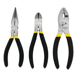 lot 41740 image: Stanley Pliers Set 3 pc Carded Pack
