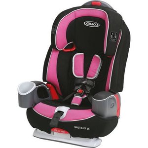 lot 41751 image: Graco Nautilus 65 3-in-1 Harness Booster Car Seat, Tera Pink