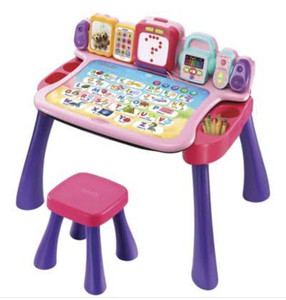 lot 41754 image: jVtech Explore and Write Activity Desk - Pink