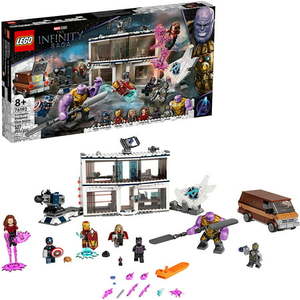 lot 21649 image: LEGO Marvel Avengers Endgame Final Battle 76192 Collectible Building Kit Battle Scene at The Avengers Compound