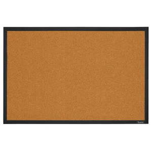 lot 21654 image: Quartet Cork Bulletin Board 24 x 36 Black Wood Finish Frame
