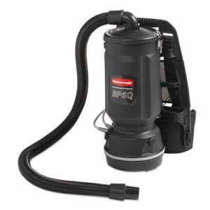 lot 2988 image: Rubbermaid 1868433 Executive Series 6 Qt. Backpack Vacuum, Black (RCP 1868433)