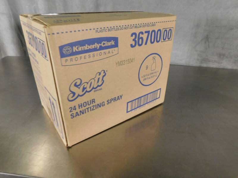lot 3159 image: Case of Kimberly Clark Scott 24 Hour Sanitizing Spray