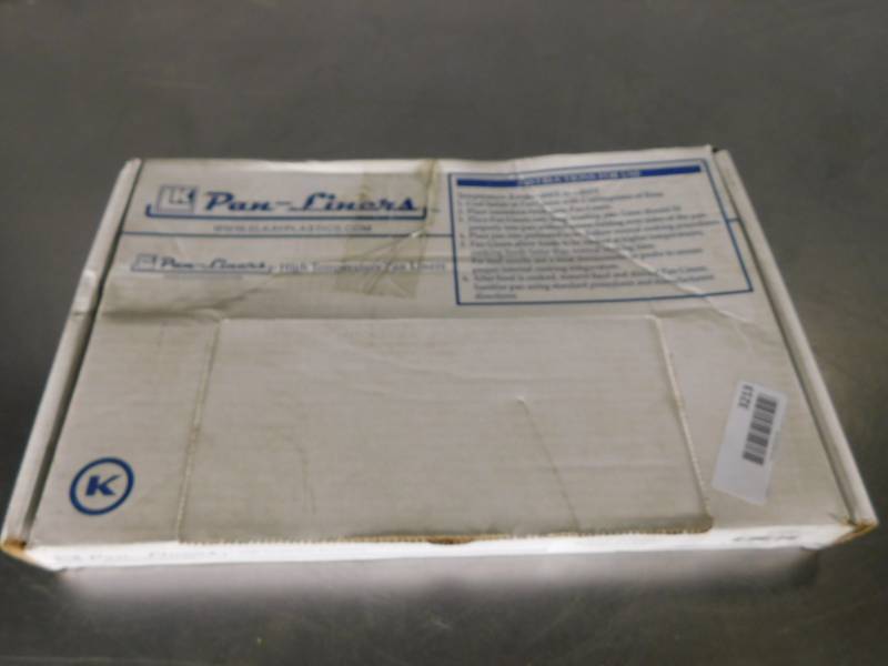 lot 3213 image: Lot of Elkay Plastics High Temperature Pan Liners Bun Sheet