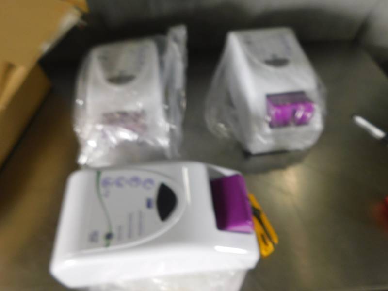 lot 3258 image: Lot of Deb Soap Dispensers