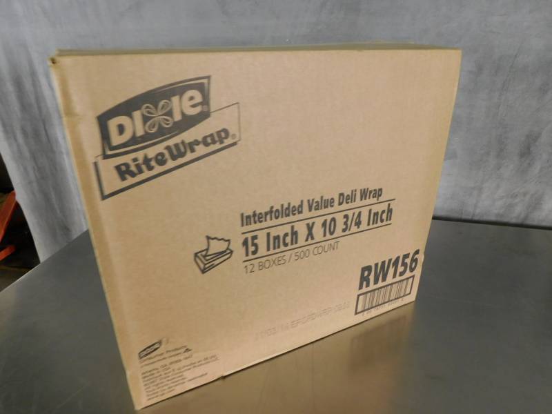 lot 3301 image: Case of Dixie Interfolded Value Deli Wrap