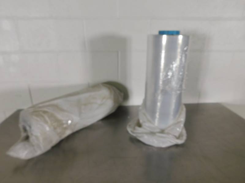 lot 3056 image: Lot of 2 Large Rolls Of Strech Film Wrap