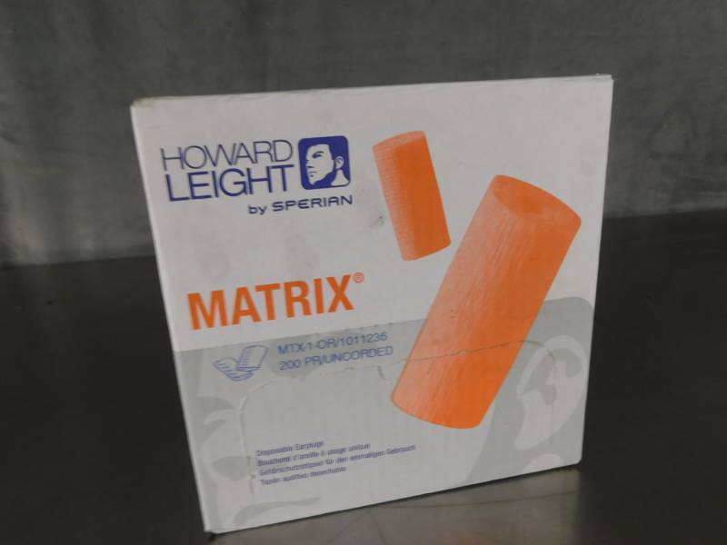 lot 3137 image: Lot of Howard Leight Matrix Disposable Earplugs