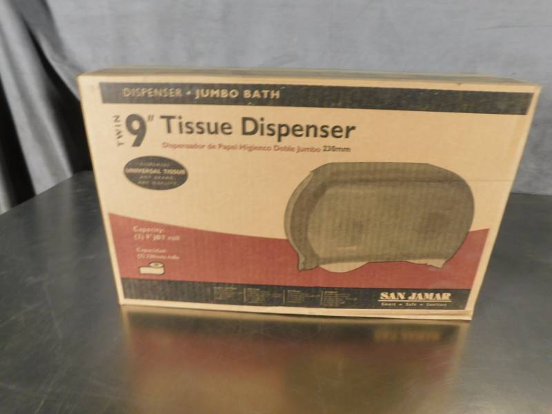 lot 3261 image: San Jamar Jumbo Bath Tissue Dispenser