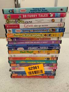 lot 62961 image: Assortment of USED Childrens DVDS